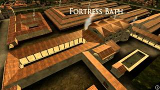 Animation of ancient Roman Fort in Caerleon Wales [upl. by Robillard]