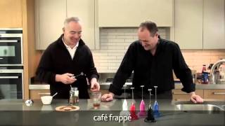 How to make a frappé coffee using an aerolatte milk frother [upl. by Heather]