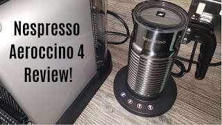 Nespresso Aeroccino 4 Milk Frother Review  Worth upgrading from the Aeroccino 3 [upl. by Tumer13]