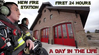 First 24 Hours in a New Fire Station  A Day in the Life [upl. by Leksehc]