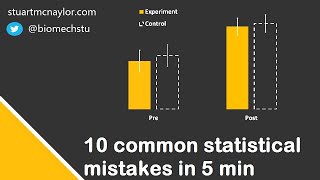 Ten Statistical Mistakes in 5 Min [upl. by Chicky]