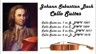 Johann Sebastian Bach  Cello suites in 432 Hz great for reading or studying [upl. by Mit]