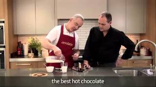 How to make a hot chocolate using an aerolatte milk frother [upl. by Loella]